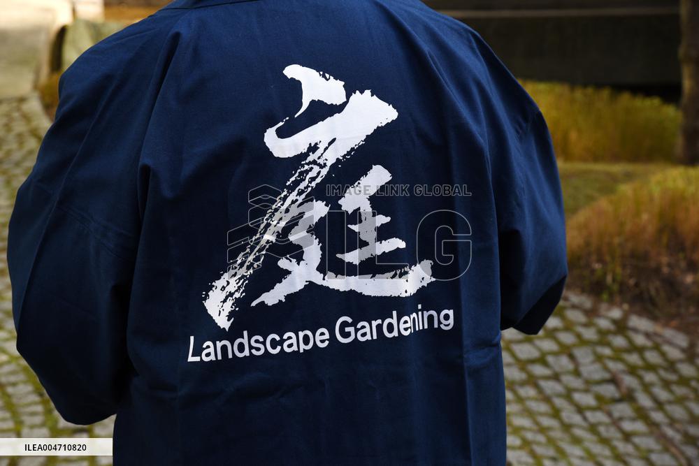 Japanese Garden Of Peace By Isamu Noguchi At Unesco in Paris