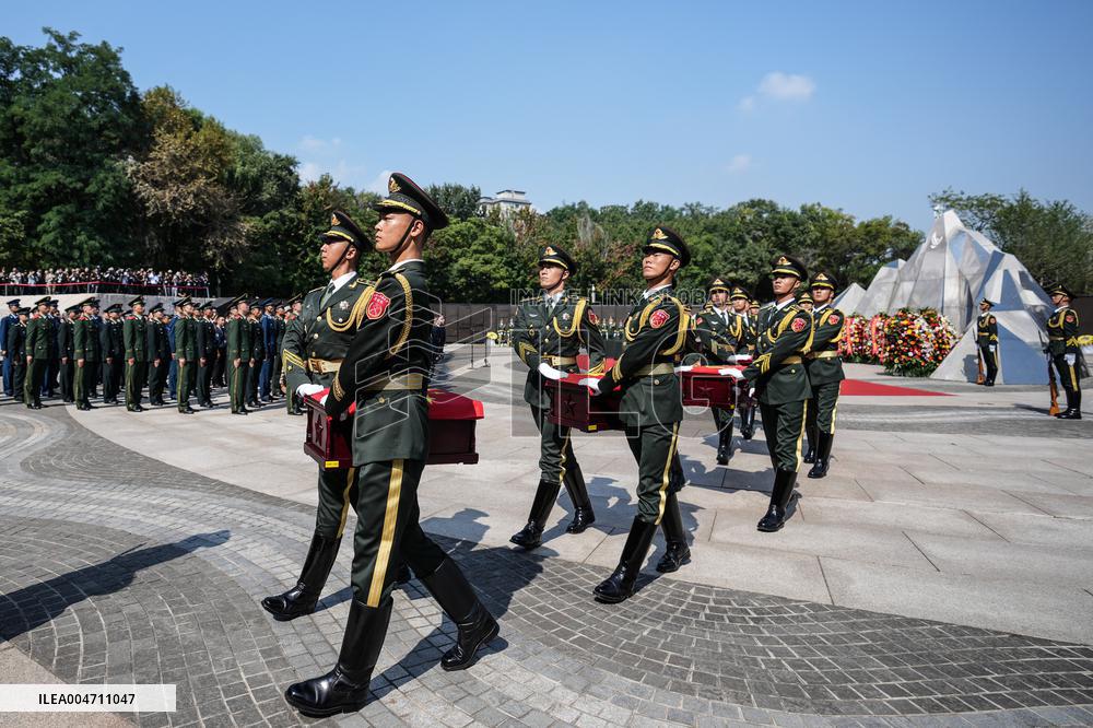 Remains Of 30 Chinese Martyrs From Korean War Buried In Homeland - Shenyang