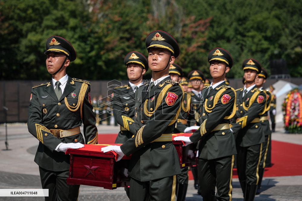 Remains Of 30 Chinese Martyrs From Korean War Buried In Homeland - Shenyang