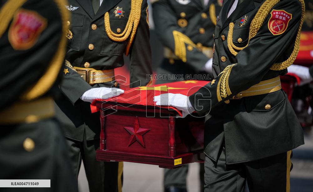 Remains Of 30 Chinese Martyrs From Korean War Buried In Homeland - Shenyang