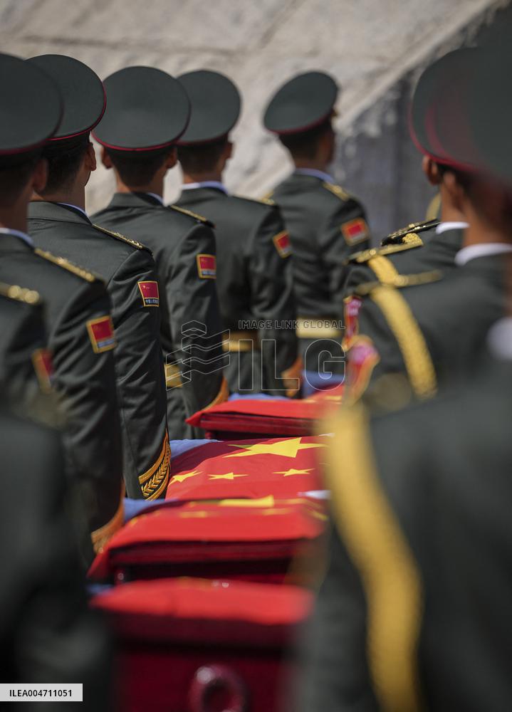 Remains Of 30 Chinese Martyrs From Korean War Buried In Homeland - Shenyang
