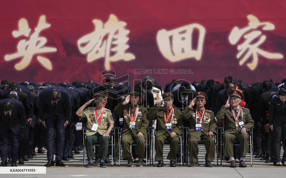 Remains Of 30 Chinese Martyrs From Korean War Buried In Homeland - Shenyang
