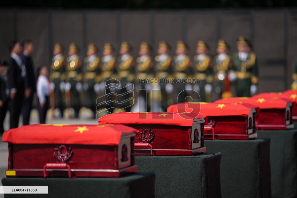 Remains Of 30 Chinese Martyrs From Korean War Buried In Homeland - Shenyang