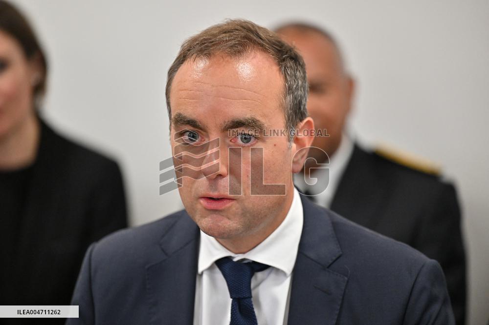 French PM Sebastien Lecornu Visits Healthcare Center In Macon - France