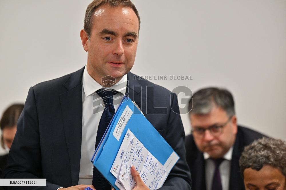 French PM Sebastien Lecornu Visits Healthcare Center In Macon - France