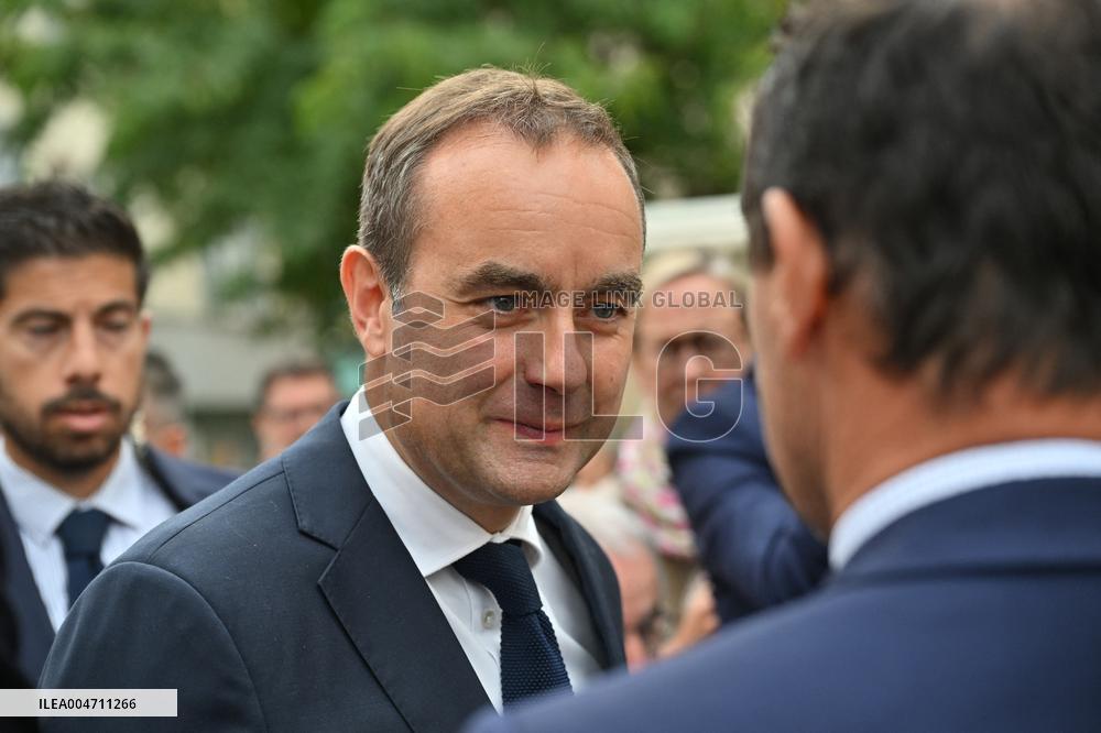 French PM Sebastien Lecornu Visits Healthcare Center In Macon - France