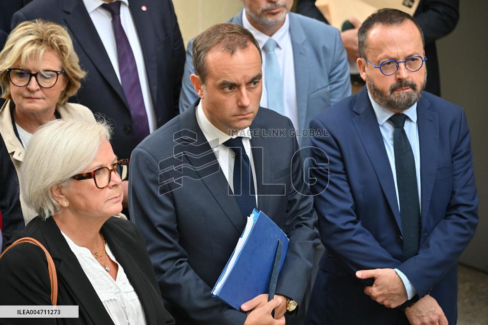 French PM Sebastien Lecornu Visits Healthcare Center In Macon - France