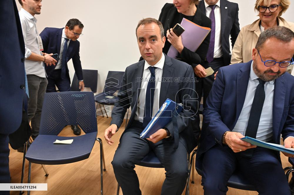 French PM Sebastien Lecornu Visits Healthcare Center In Macon - France