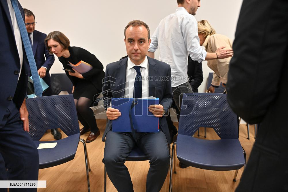 French PM Sebastien Lecornu Visits Healthcare Center In Macon - France