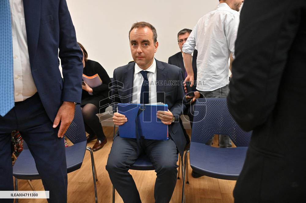 French PM Sebastien Lecornu Visits Healthcare Center In Macon - France