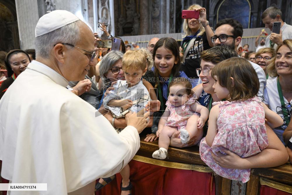 Pope Leo XIV Meets with Jubilee Pilgrims From Umbria - Vatican