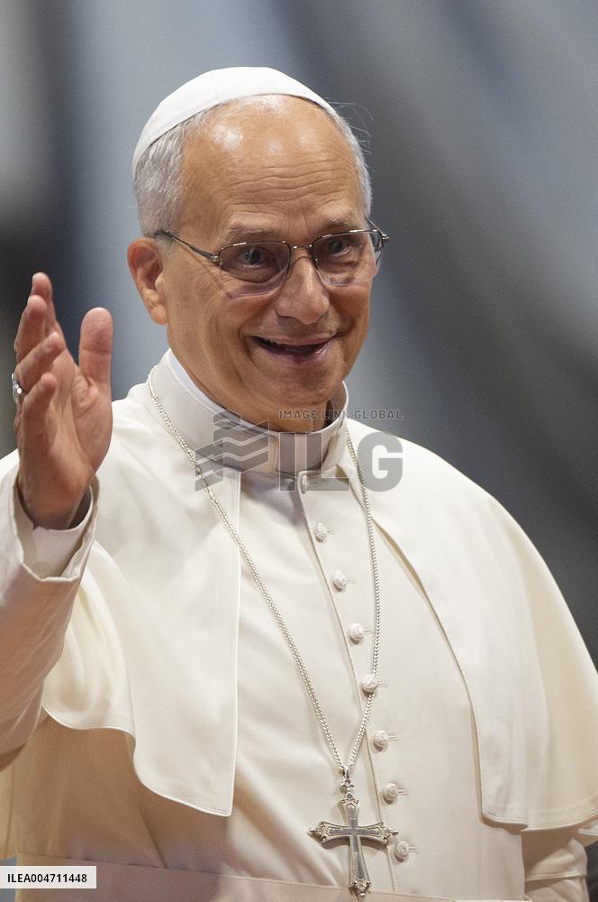 Pope Leo XIV addresses the pilgrims from the Dioceses of Umbria - Vatican