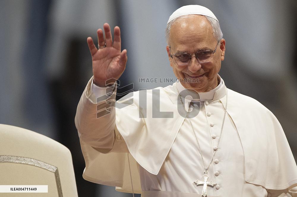 Pope Leo XIV addresses the pilgrims from the Dioceses of Umbria - Vatican