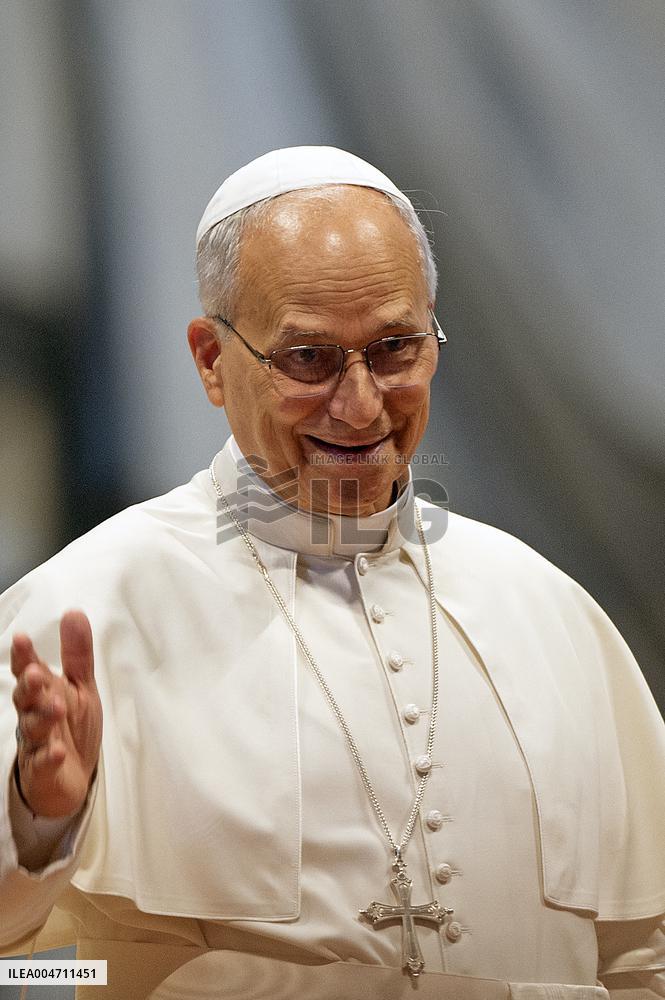 Pope Leo XIV addresses the pilgrims from the Dioceses of Umbria - Vatican