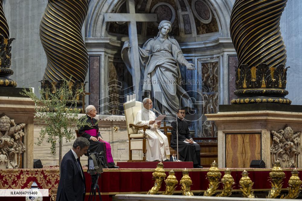 Pope Leo XIV addresses the pilgrims from the Dioceses of Umbria - Vatican