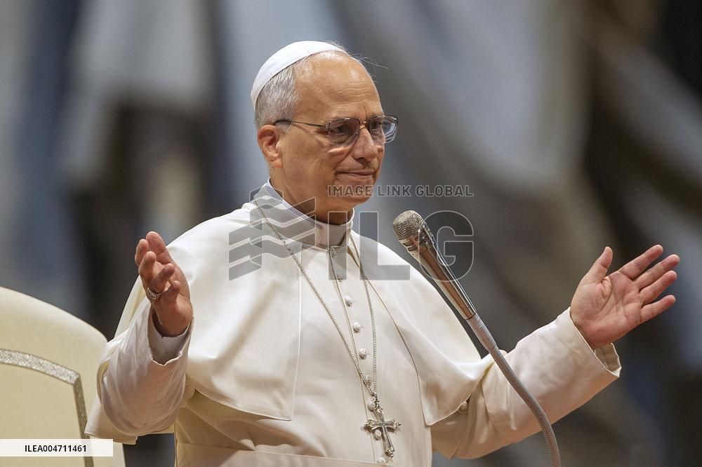 Pope Leo XIV addresses the pilgrims from the Dioceses of Umbria - Vatican
