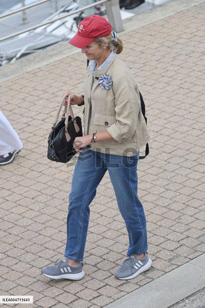 Infanta Elena Enjoys A Day In Sanxenxo - Spain