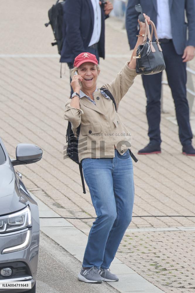 Infanta Elena Enjoys A Day In Sanxenxo - Spain