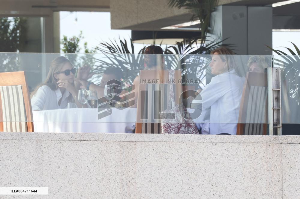 Infanta Elena Enjoys A Day In Sanxenxo - Spain