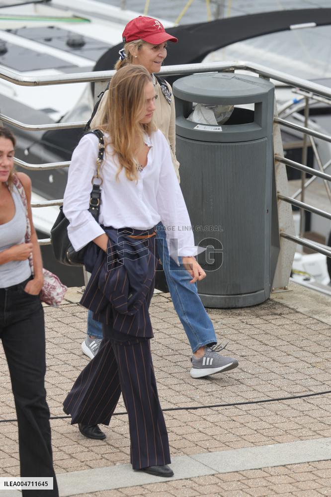 Infanta Elena Enjoys A Day In Sanxenxo - Spain