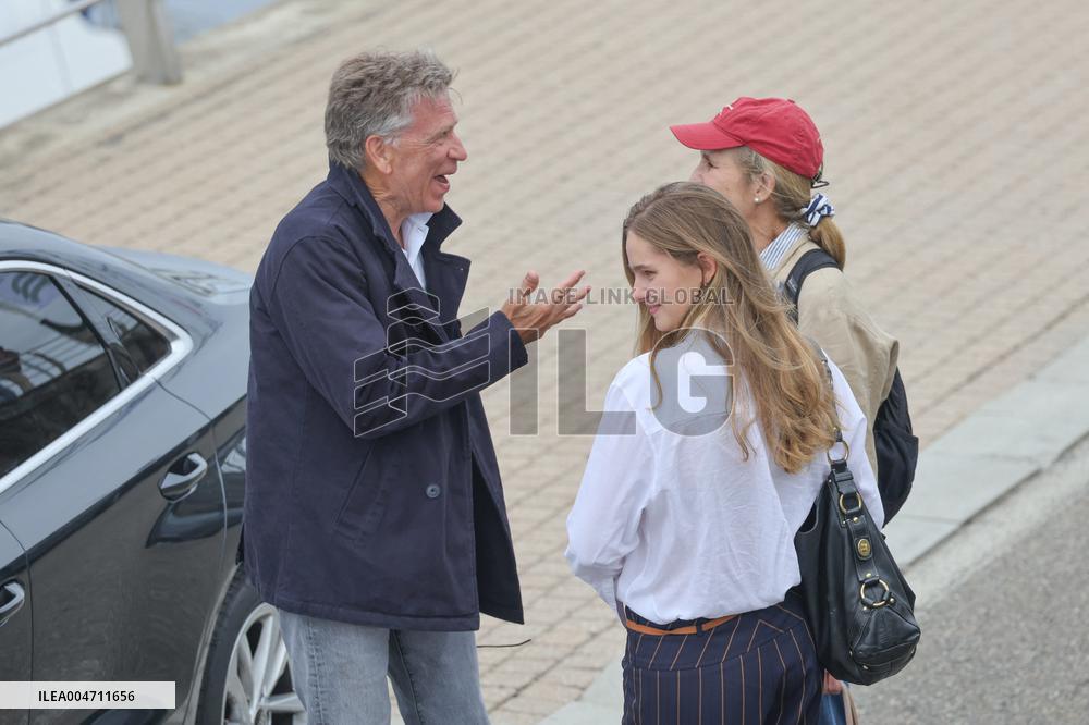 Infanta Elena Enjoys A Day In Sanxenxo - Spain