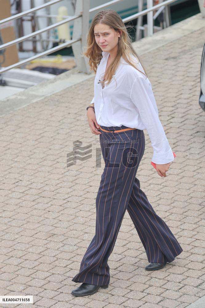 Infanta Elena Enjoys A Day In Sanxenxo - Spain