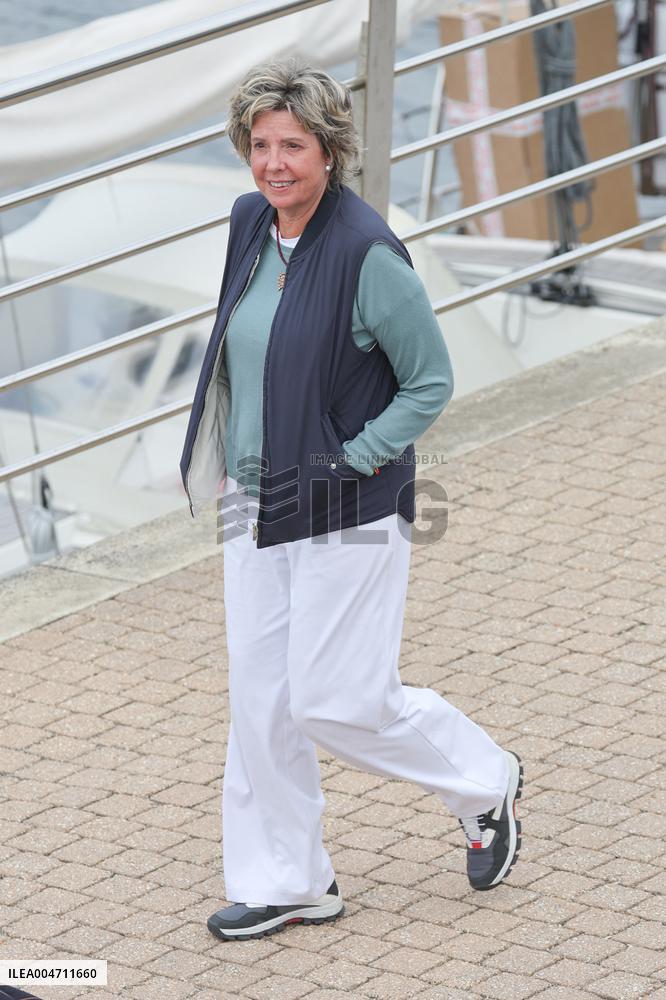 Infanta Elena Enjoys A Day In Sanxenxo - Spain