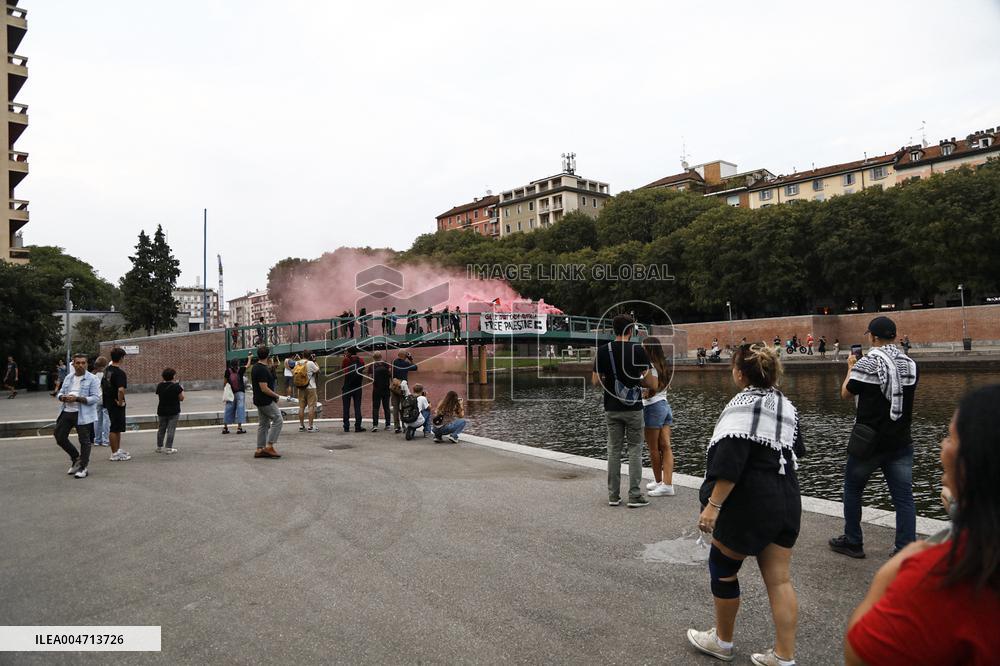 Demonstration in support of Flotilla and Palestine - Milan