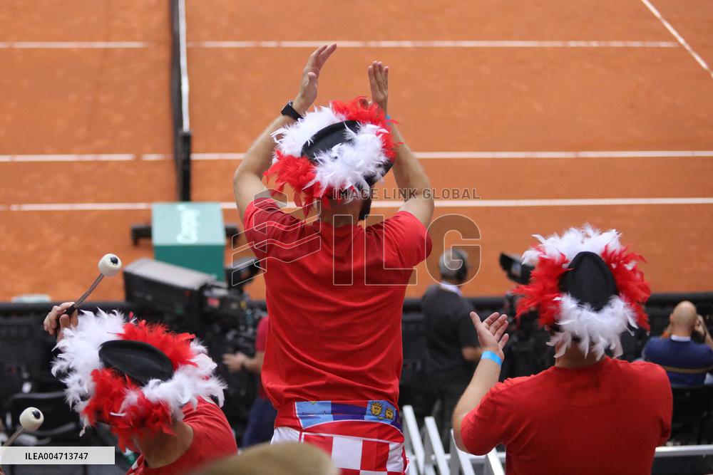 Croatia v France - 2025 Davis Cup Qualifiers Second Round: Day 2