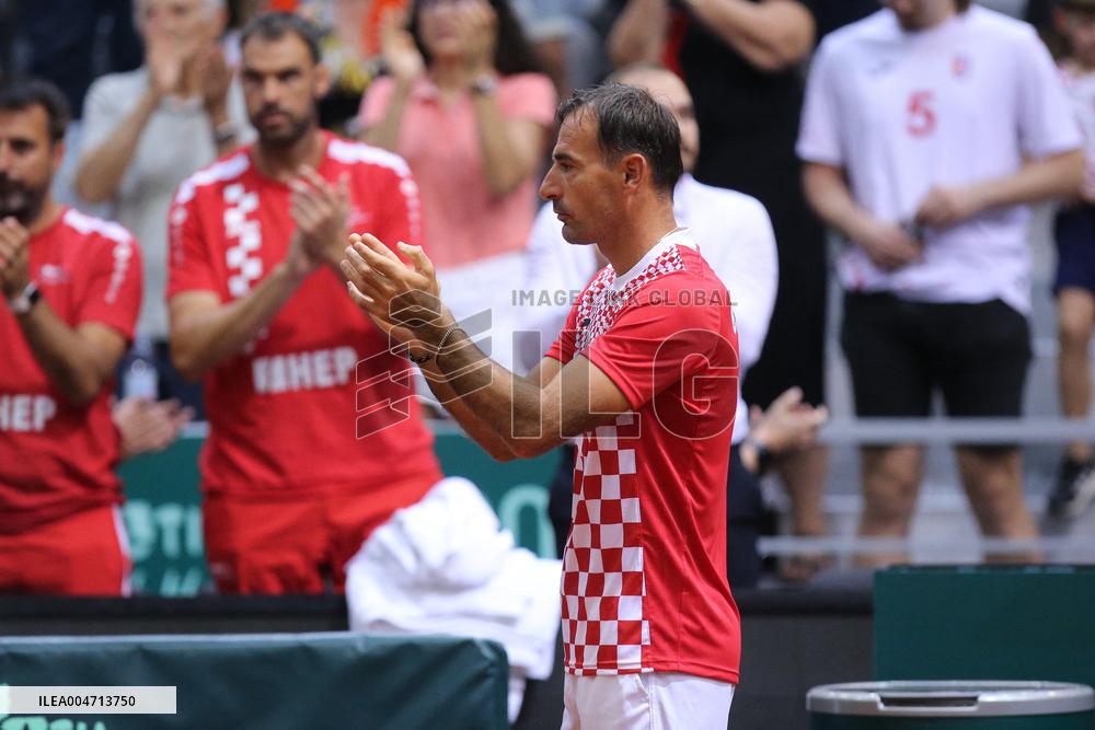 Croatia v France - 2025 Davis Cup Qualifiers Second Round: Day 2