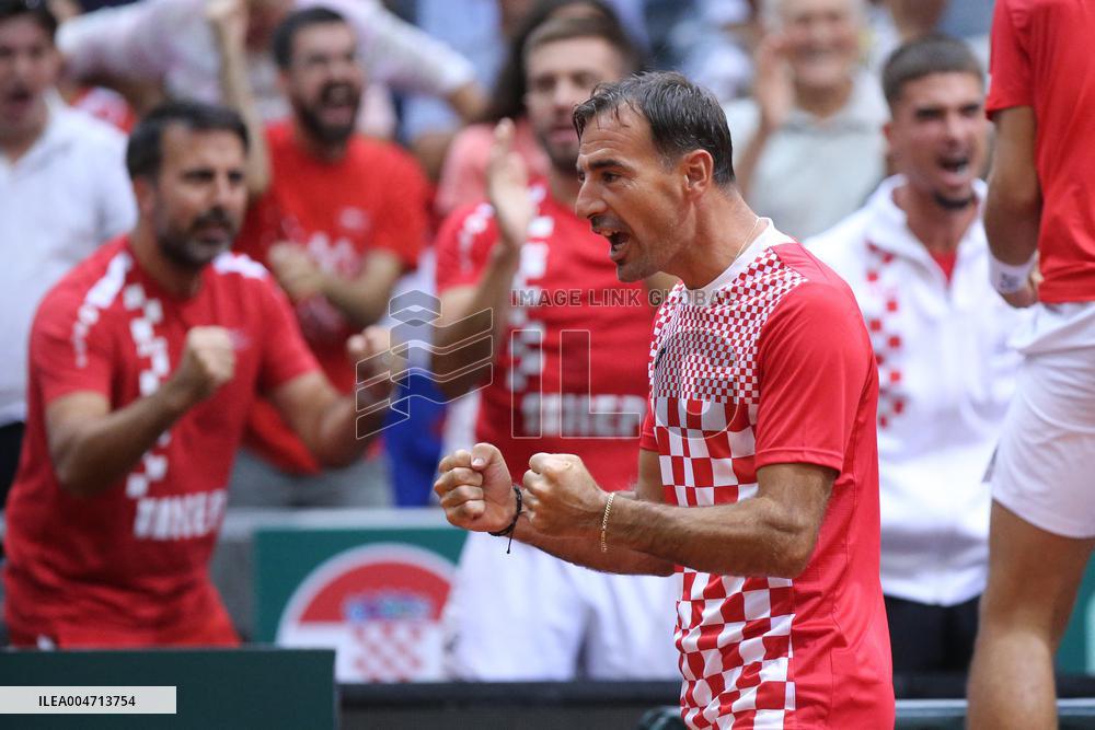 Croatia v France - 2025 Davis Cup Qualifiers Second Round: Day 2