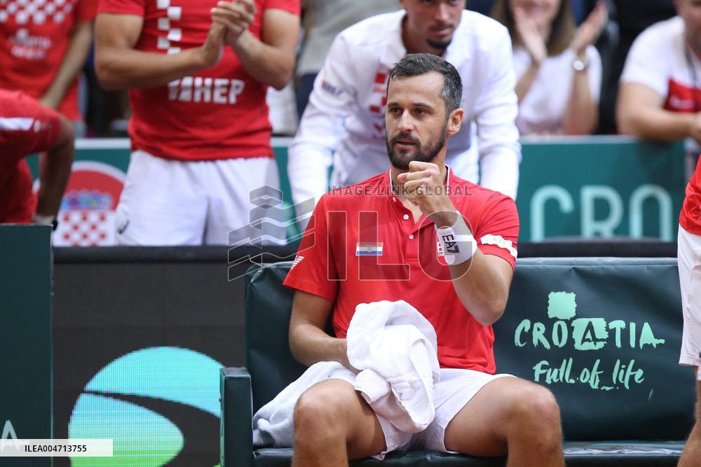 Croatia v France - 2025 Davis Cup Qualifiers Second Round: Day 2