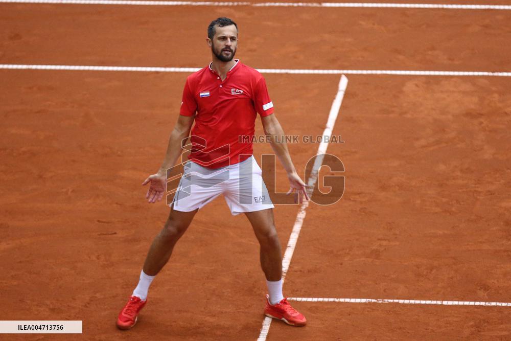 Croatia v France - 2025 Davis Cup Qualifiers Second Round: Day 2