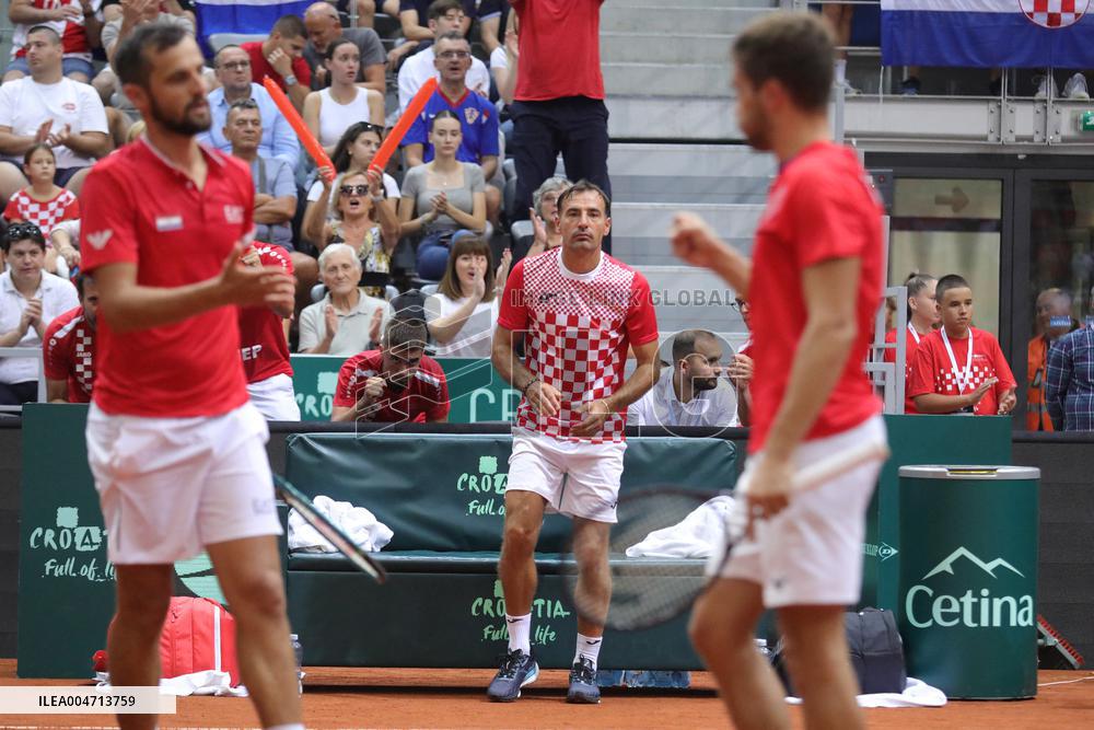 Croatia v France - 2025 Davis Cup Qualifiers Second Round: Day 2