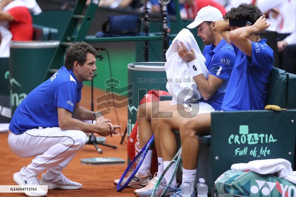 Croatia v France - 2025 Davis Cup Qualifiers Second Round: Day 2