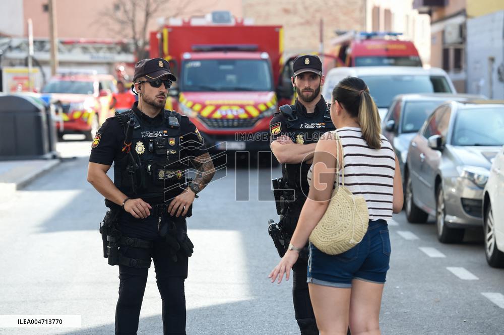 At Least 21 People Injured In A Bar Explosion - Madrid