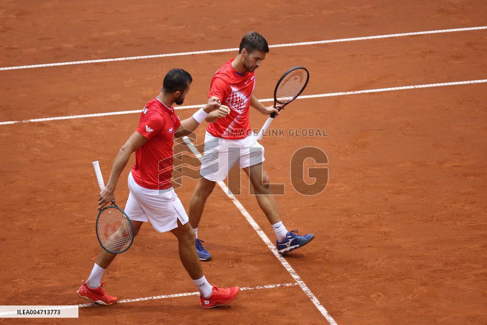 Croatia v France - 2025 Davis Cup Qualifiers Second Round: Day 2