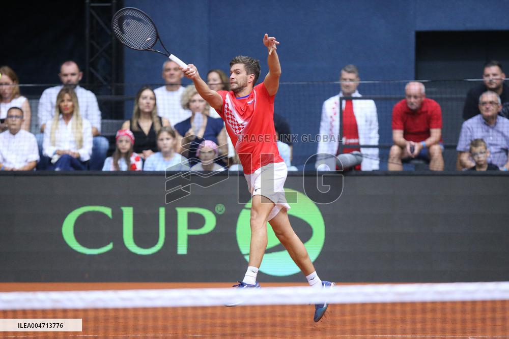 Croatia v France - 2025 Davis Cup Qualifiers Second Round: Day 2
