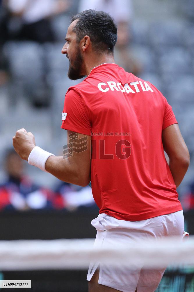 Croatia v France - 2025 Davis Cup Qualifiers Second Round: Day 2