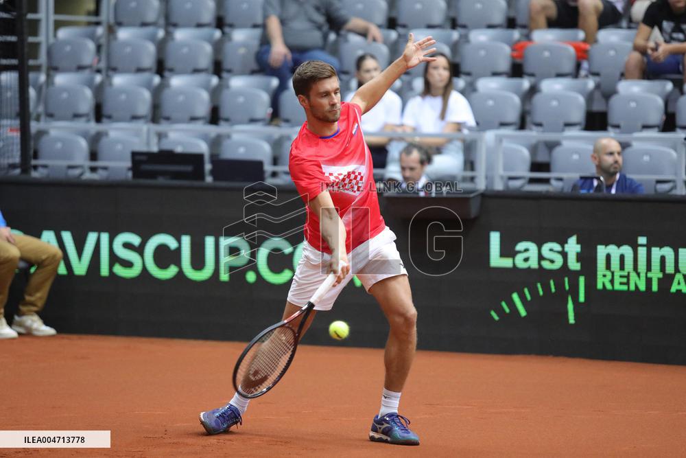 Croatia v France - 2025 Davis Cup Qualifiers Second Round: Day 2