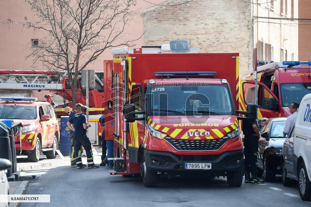 At Least 21 People Injured In A Bar Explosion - Madrid