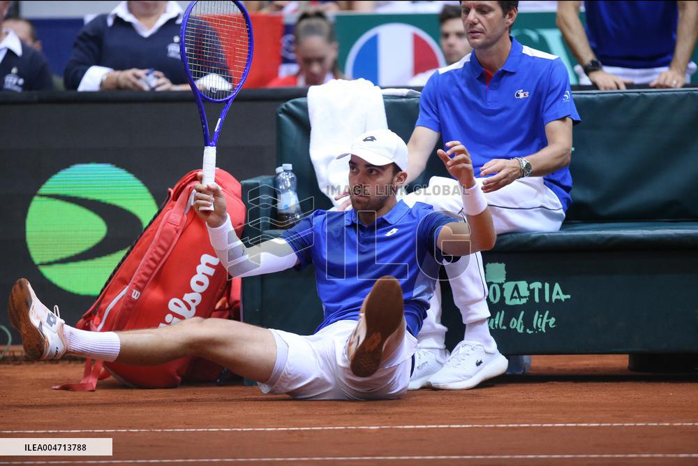 Croatia v France - 2025 Davis Cup Qualifiers Second Round: Day 2