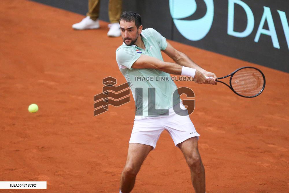 Croatia v France - 2025 Davis Cup Qualifiers Second Round: Day 2