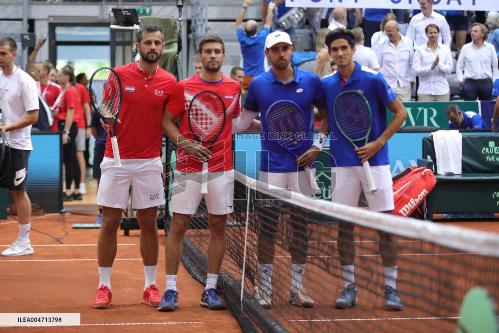 Croatia v France - 2025 Davis Cup Qualifiers Second Round: Day 2