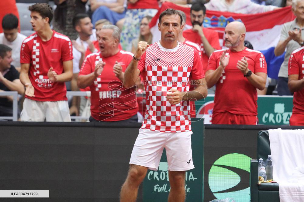 Croatia v France - 2025 Davis Cup Qualifiers Second Round: Day 2