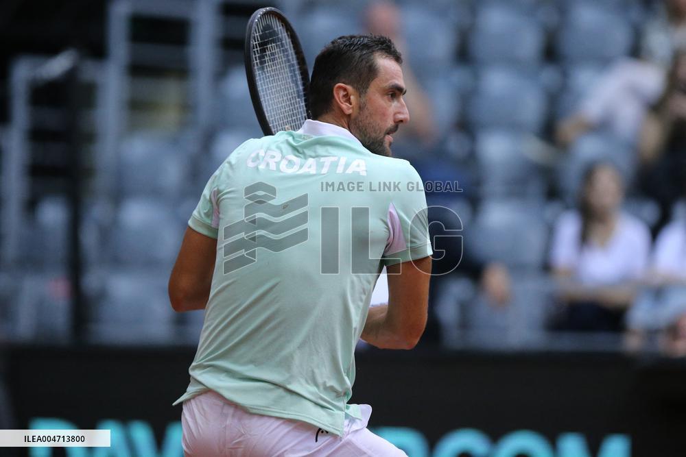 Croatia v France - 2025 Davis Cup Qualifiers Second Round: Day 2