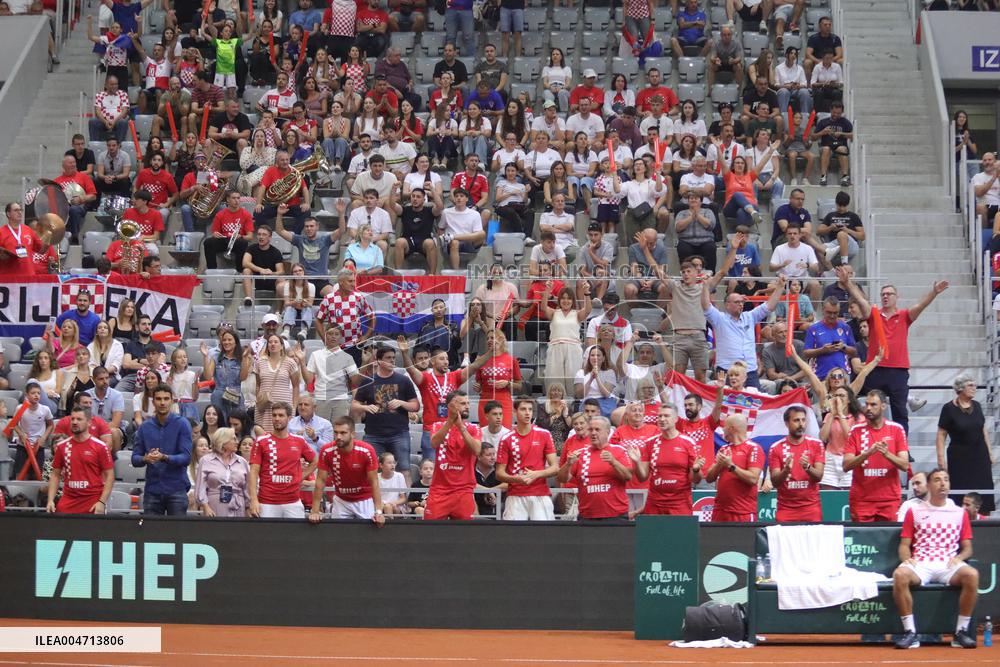Croatia v France - 2025 Davis Cup Qualifiers Second Round: Day 2