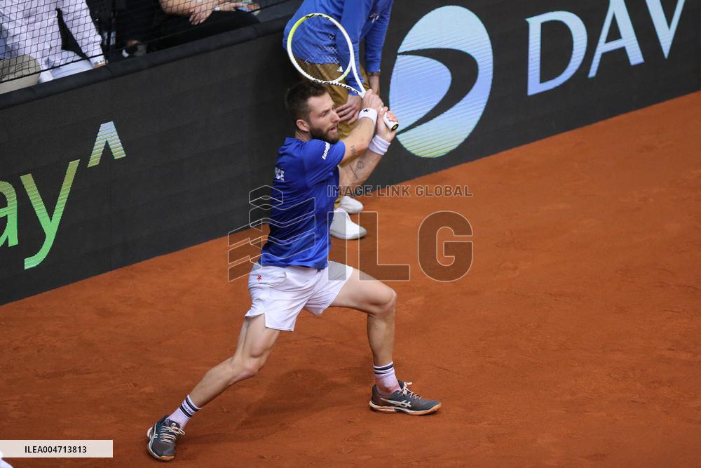 Croatia v France - 2025 Davis Cup Qualifiers Second Round: Day 2