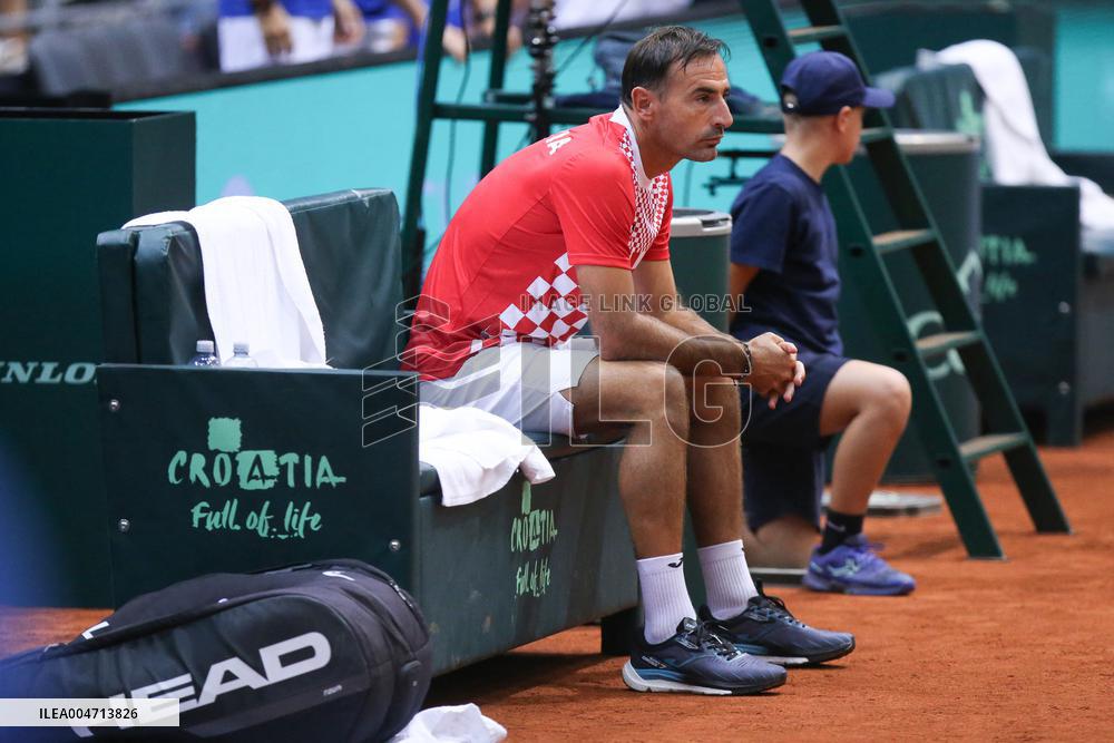 Croatia v France - 2025 Davis Cup Qualifiers Second Round: Day 2