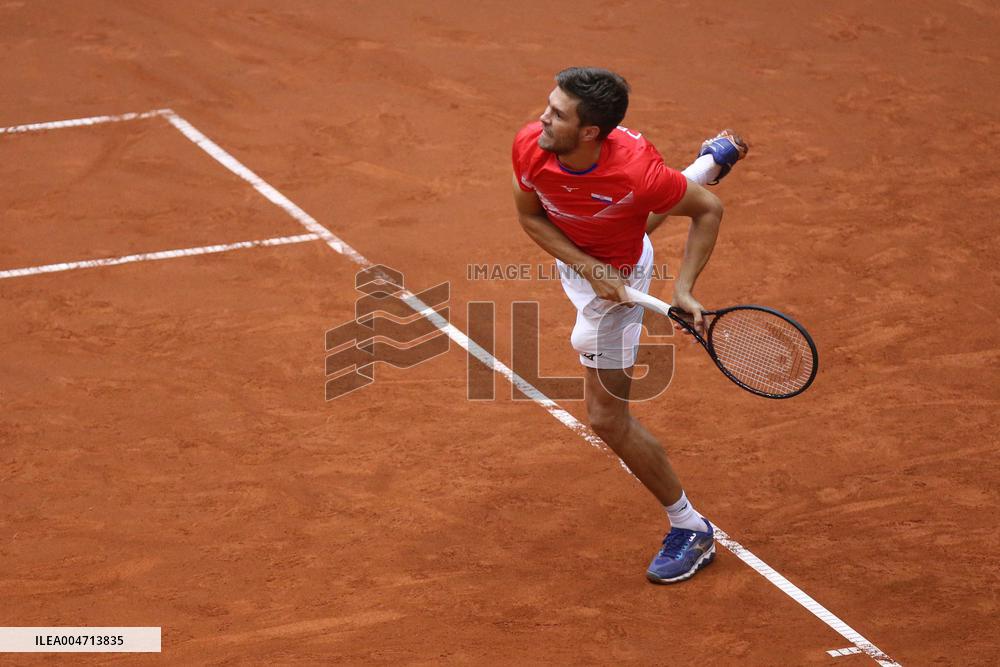 Croatia v France - 2025 Davis Cup Qualifiers Second Round: Day 2